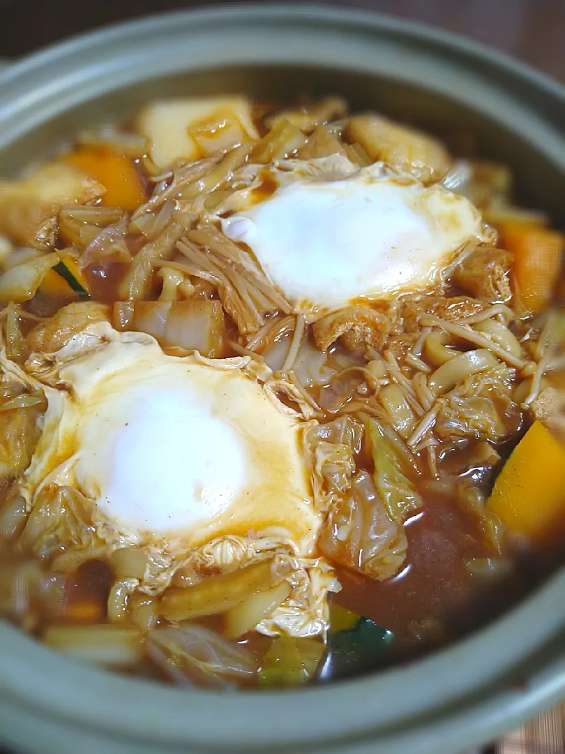 味噌煮込みうどん|まめころさん