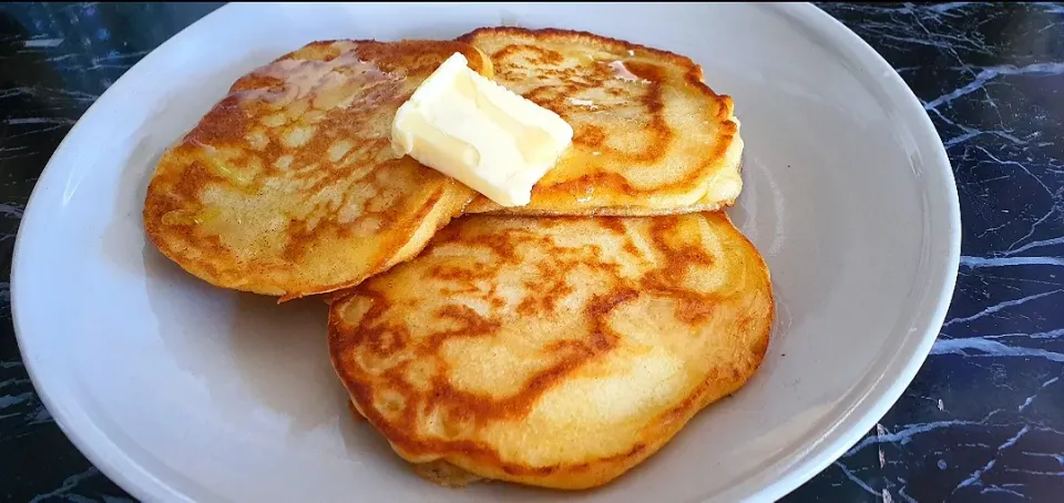 Today's breakfast pancakes 🥞 with maple syrup|🌷lynnlicious🌷さん