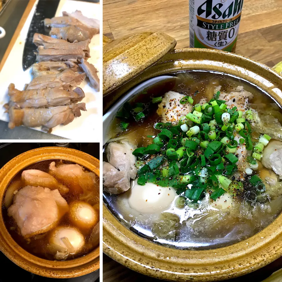 Snapdishの料理写真:鶏もも肉とゆで卵の醤油煮|morimi32さん