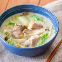 白菜の和風豆乳シチュー|ヤマサ醤油公式アカウントさん