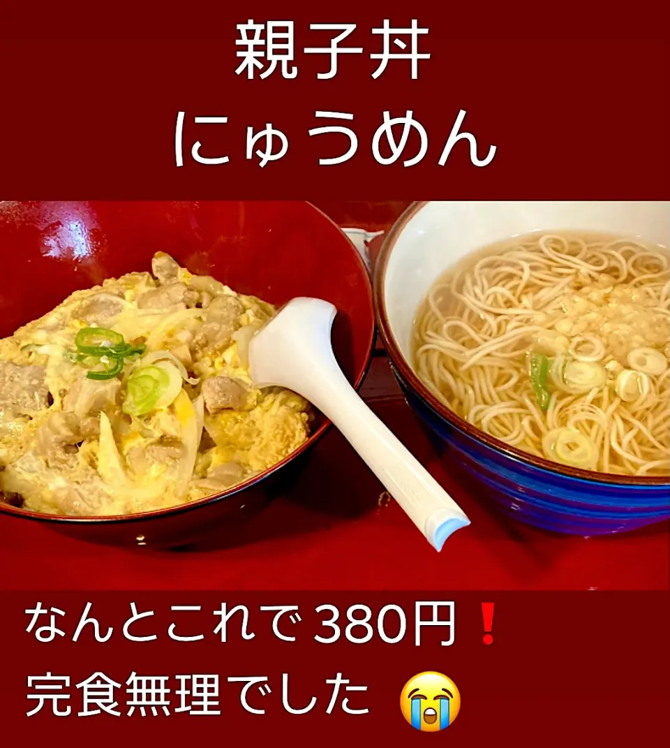 麺・丼好きランチは＂親子丼&にゅうめん＂|mottomoさん