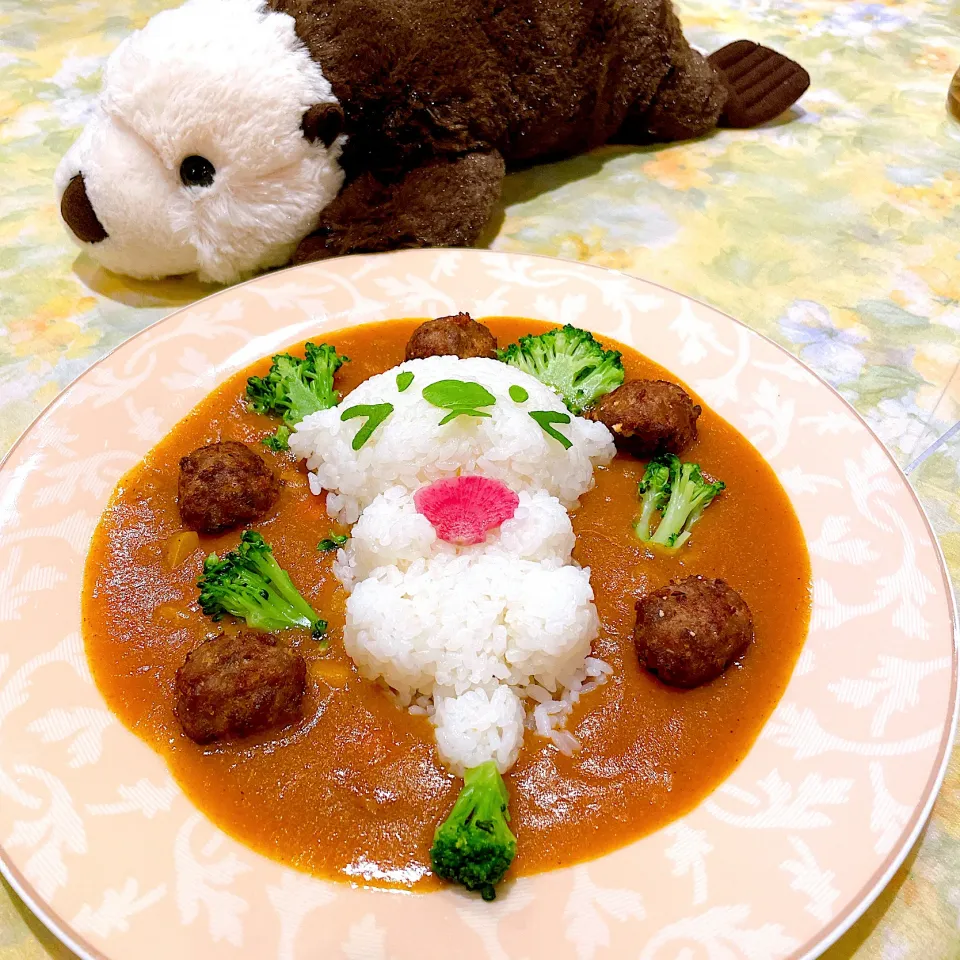 Snapdishの料理写真:鳥羽水族館のメイちゃんカレーです🤣🤣🤣笑|sucreroomさん