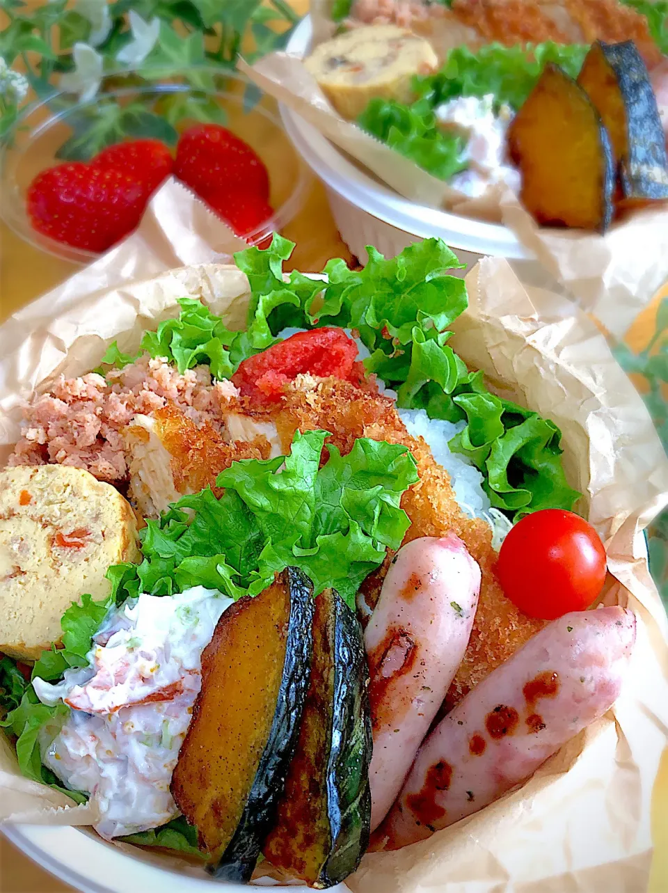 チキンカツ弁当🍱|みゆきさん