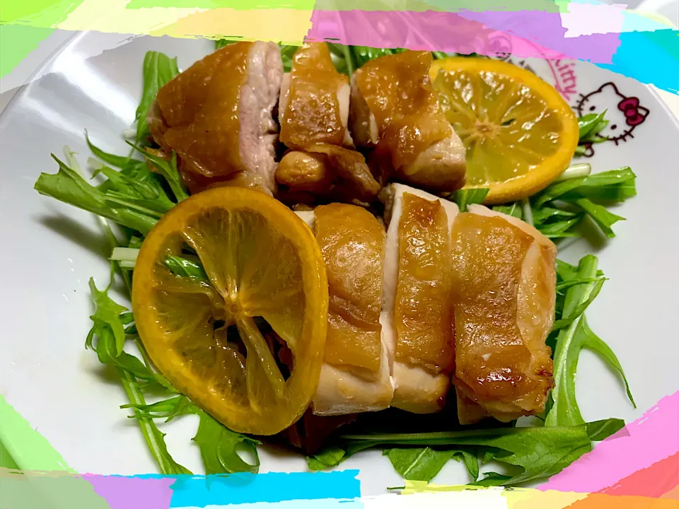 鶏のレモンじょうゆ焼き🍋|めっちいさん