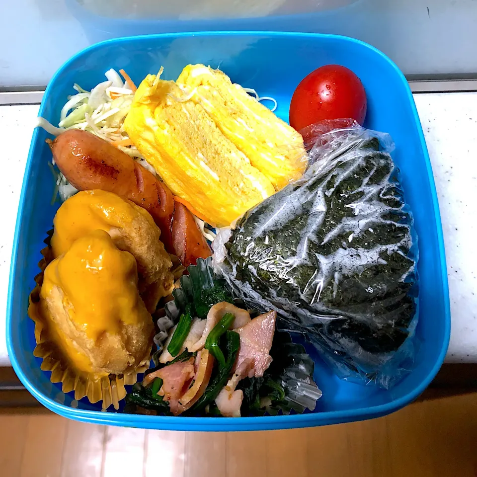 Snapdishの料理写真:2021.12.23小1冬休み弁当|ラブリー心愛さん