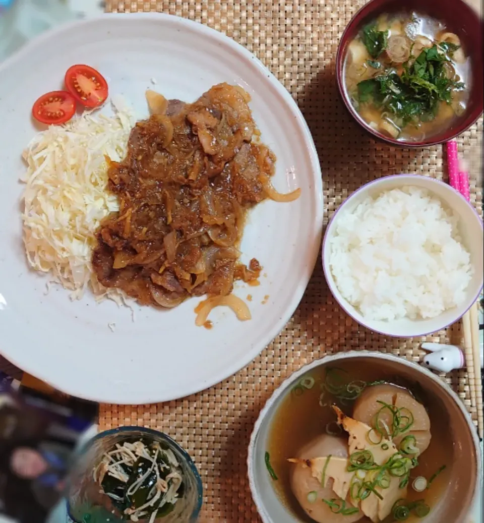 タモリの生姜焼きレシビで夕ご飯🍴|ポチさん