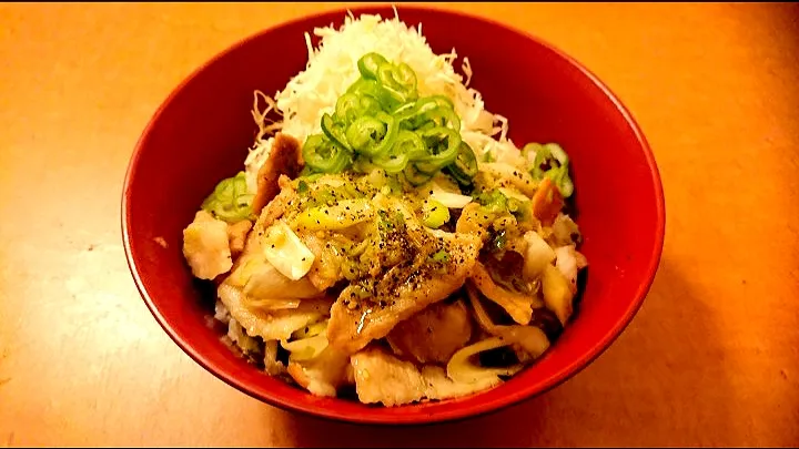 豚ネギ塩丼|y.,yuukiさん