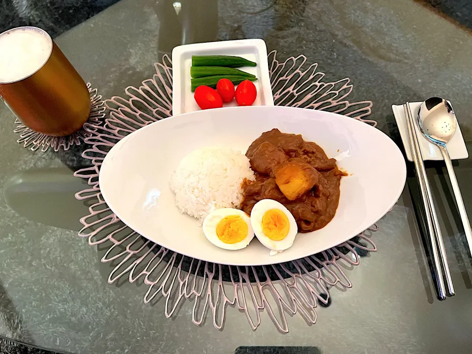 年末年始はのんびり過ごす為に、カレー🍛✨　お肉は黒毛和牛すじ🐃だよ‼️っと言い訳☺️|yokoさん