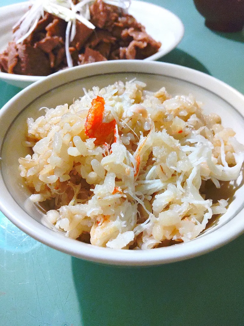 今晩はかに飯❗|かずにゃさん