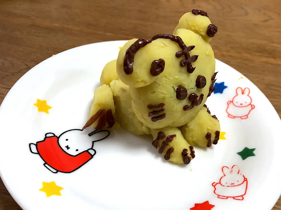 Snapdishの料理写真:スイートポテトとら|まいみさん