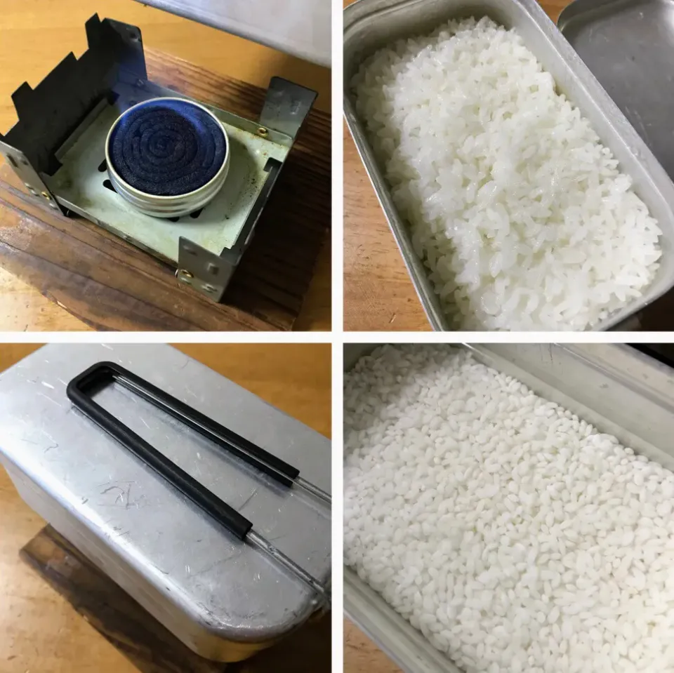 丸3日米を食ってないコトに気付いて急遽メスティン炊飯|deekay71さん