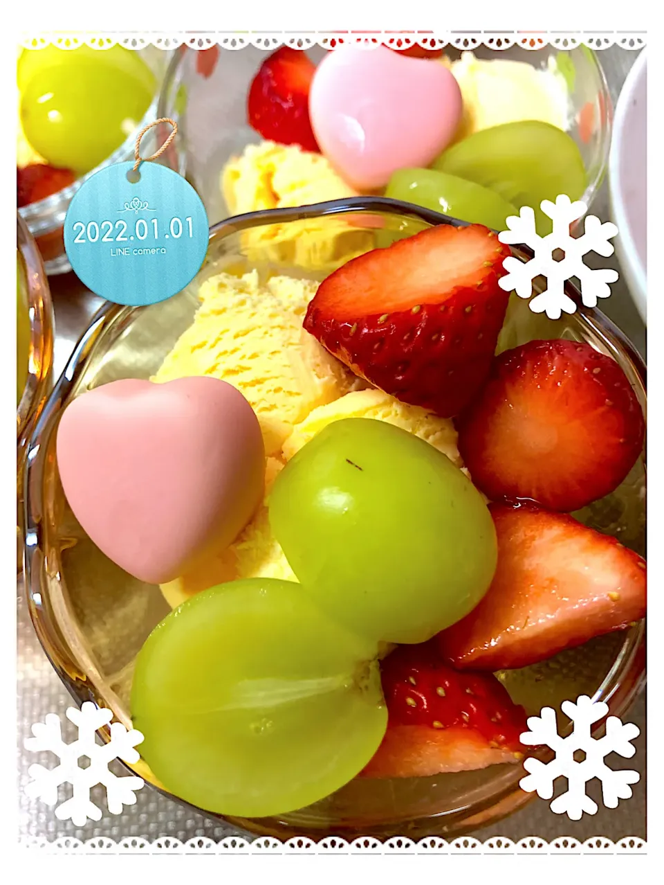 ミニパフェ🍨🍓🍇|harutomomamaさん