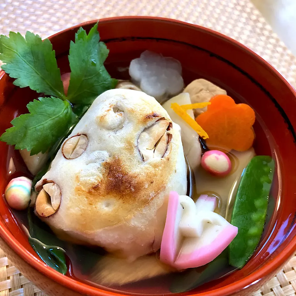 今年のお雑煮は豆餅入れて食べました|さらっと🍀さん