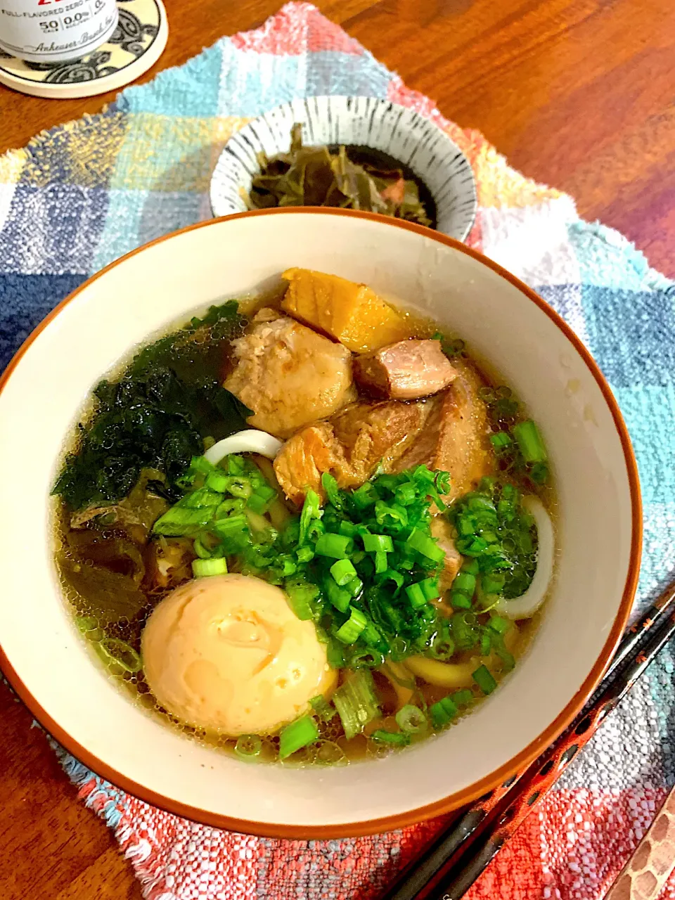 Snapdishの料理写真:年越しうどん Udon noodle with sweet and salty pork shoulder|Sayaka Jinsenji Huletteさん