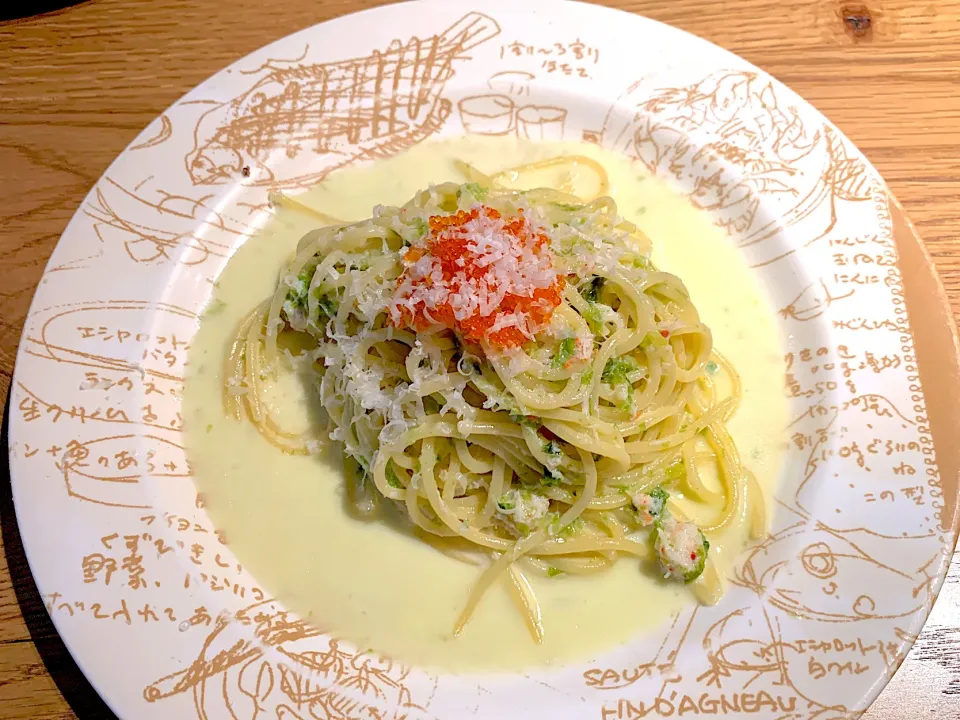 KIHACHIの蟹と青さのクリームパスタ🍝|yumyum😋さん