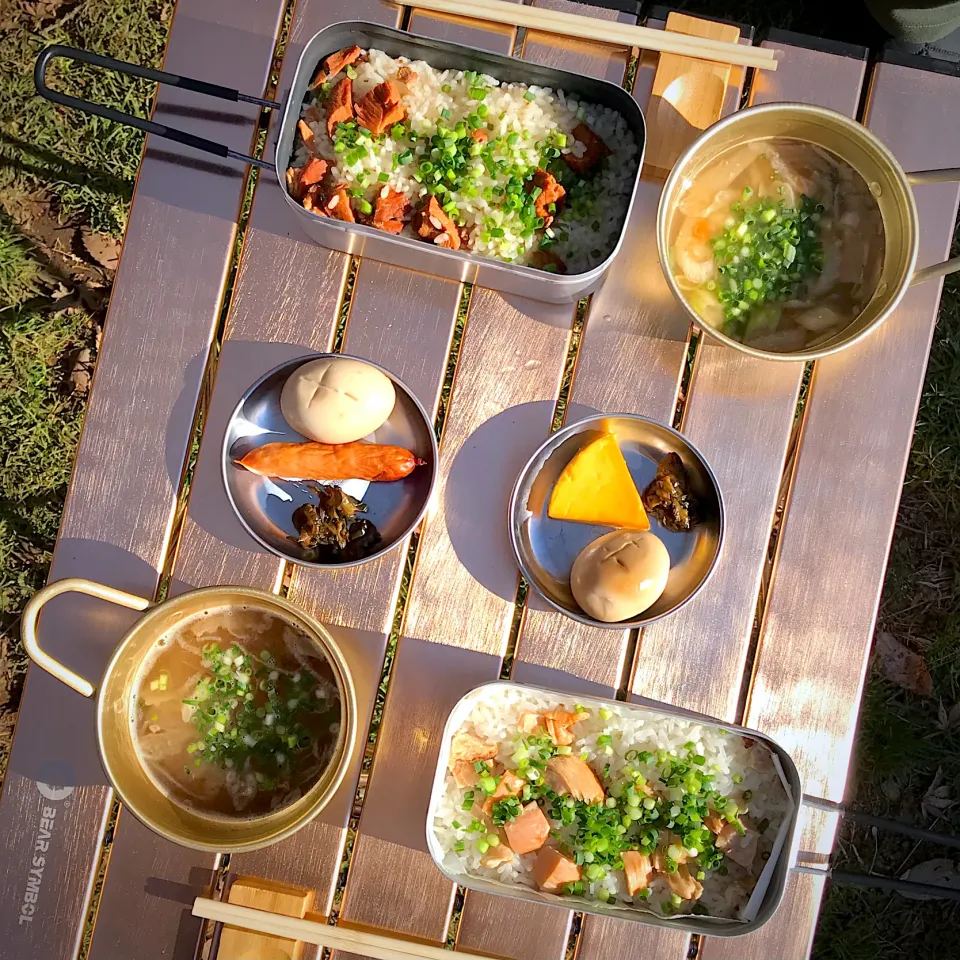 ほていの焼き鳥缶炊き込みご飯🏕|友紀さん