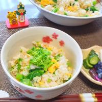 菜の花ごはん🌱