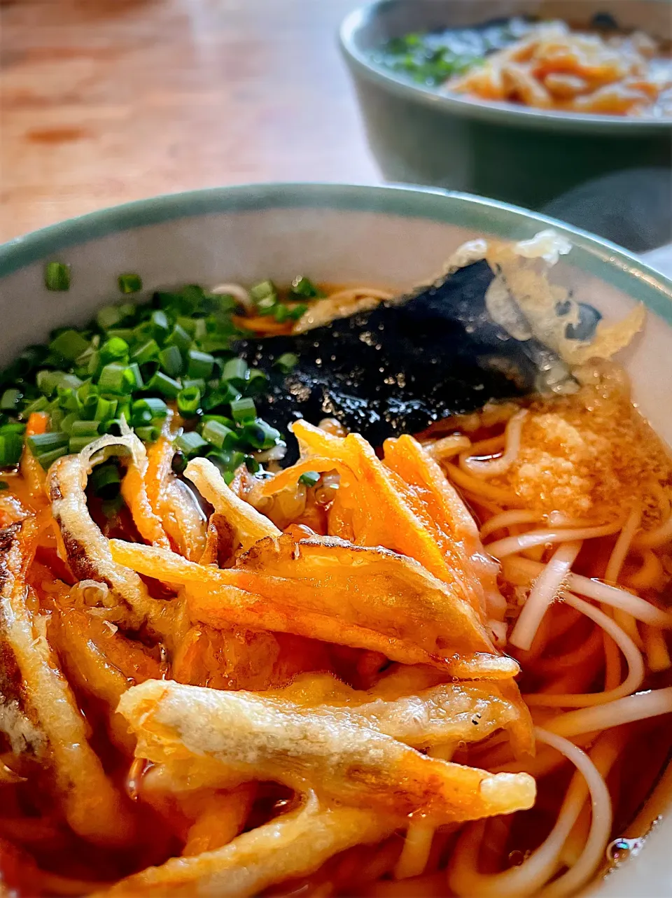 三が日　最後のお昼・野菜かき揚げうどん|akiさん