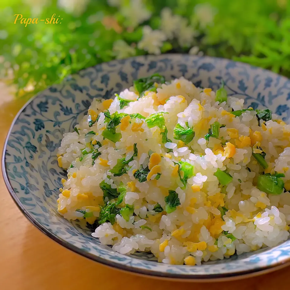 アッチさんの料理 菜の花ごはん|パパ氏さん