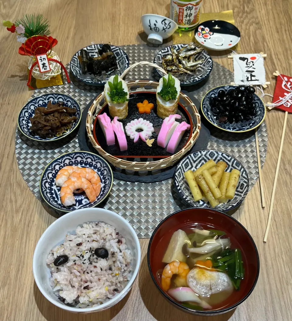 Snapdishの料理写真:🎍あけおめおめでとう🎍|tsumuchiさん