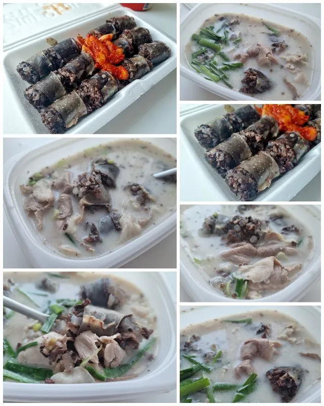 blood sausage soup|steven z.y.さん