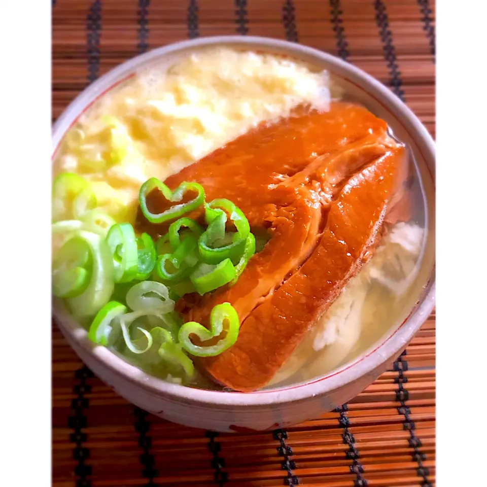 Snapdishの料理写真:☆角煮とろろうどん☆|しづか御膳さん