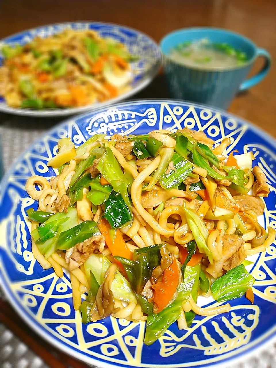 焼きうどん！|まめころさん