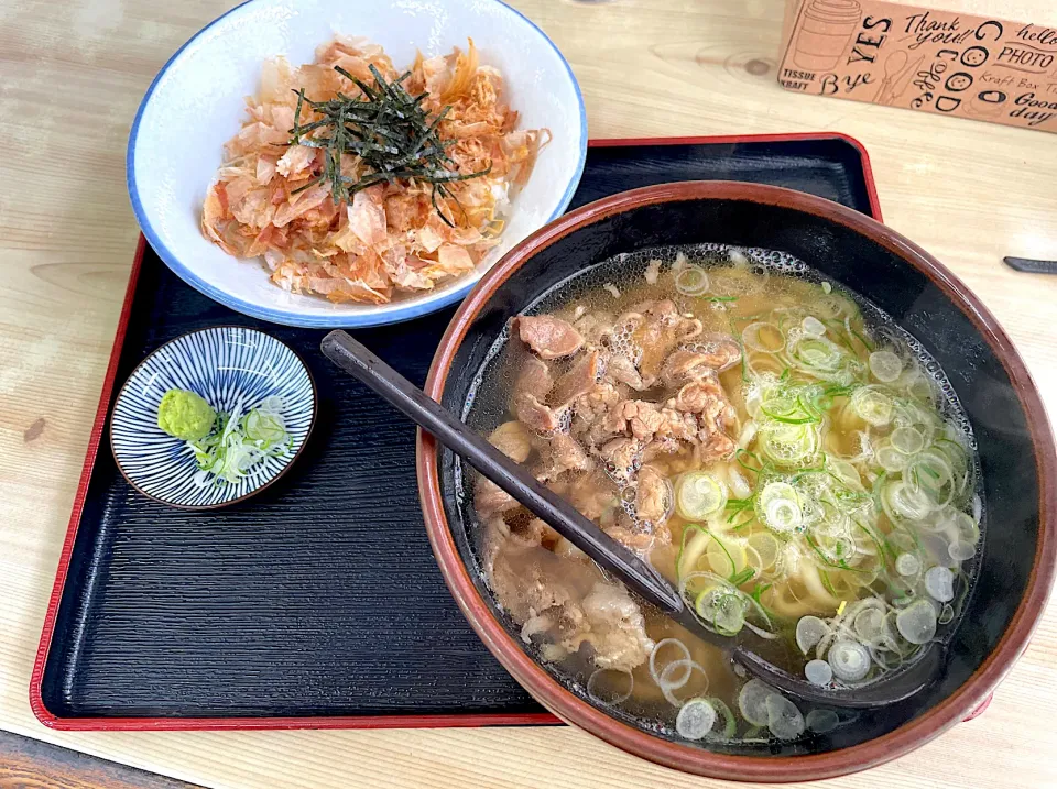 肉うどん&わさび飯|コージ💫さん