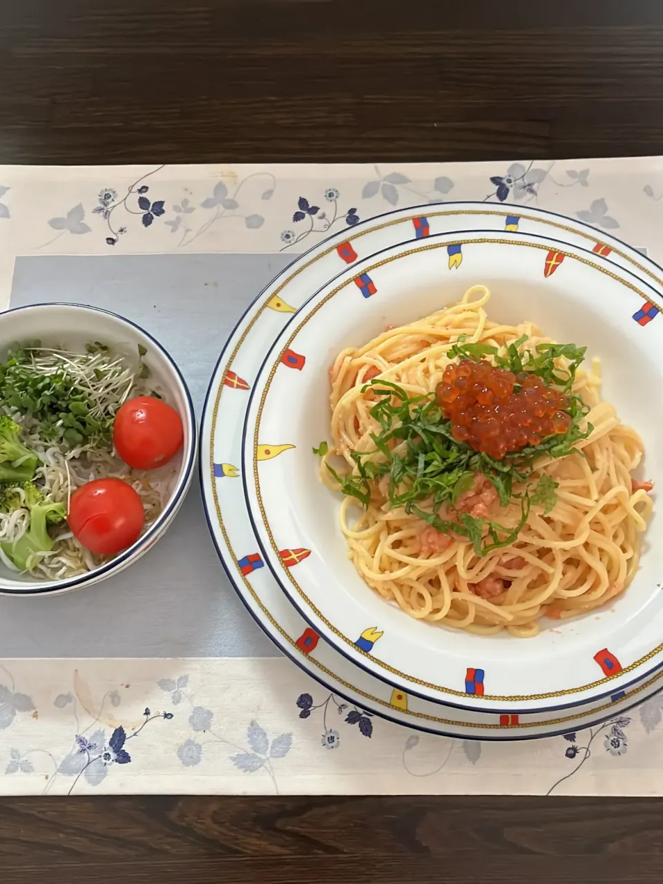 明太子スパゲッティ✨お正月残りのイクラ。頂き物ですがメッチャ新鮮で美味しい❣️|tamemitiさん