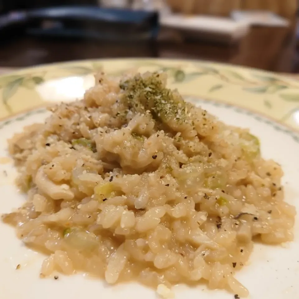 シメジ、舞茸と白菜のrisotto！|しーPaPaさん