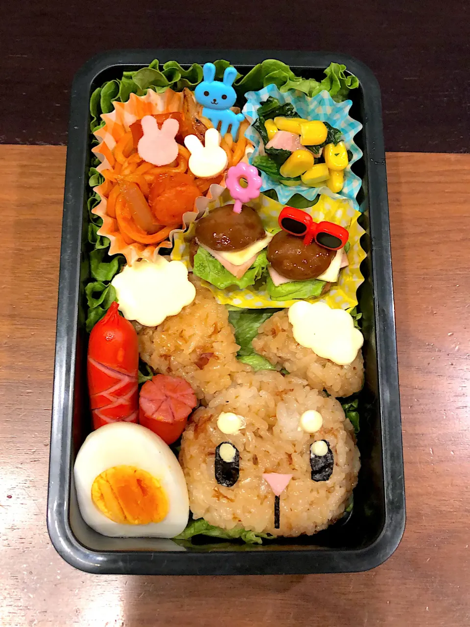 学童保育弁当🍱ミミロル|あゆぞーさん