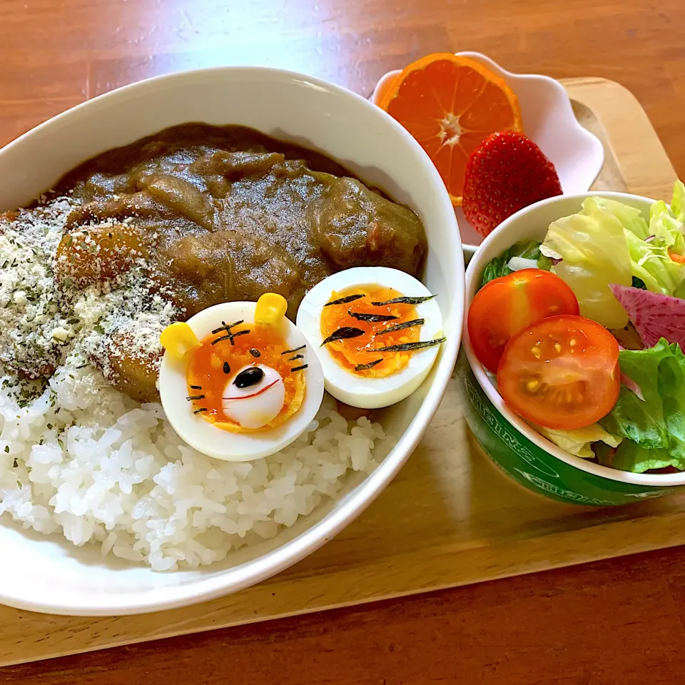 Snapdishの料理写真:カレーライスランチ|てんさん