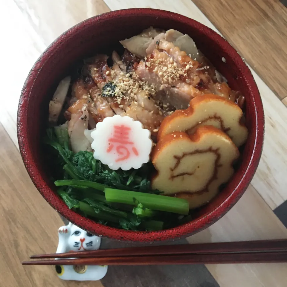 鳥塩焼きのひつまぶし風|はるさん