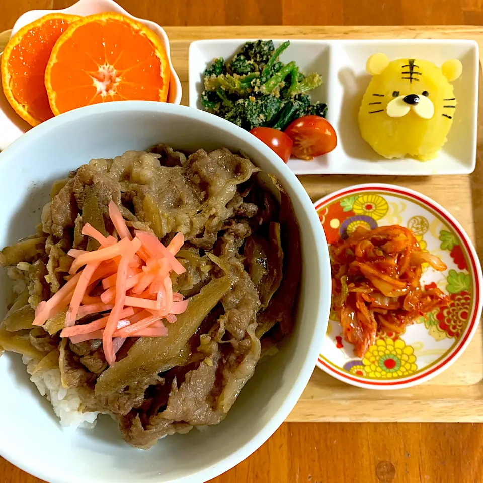 牛丼ランチ|てんさん