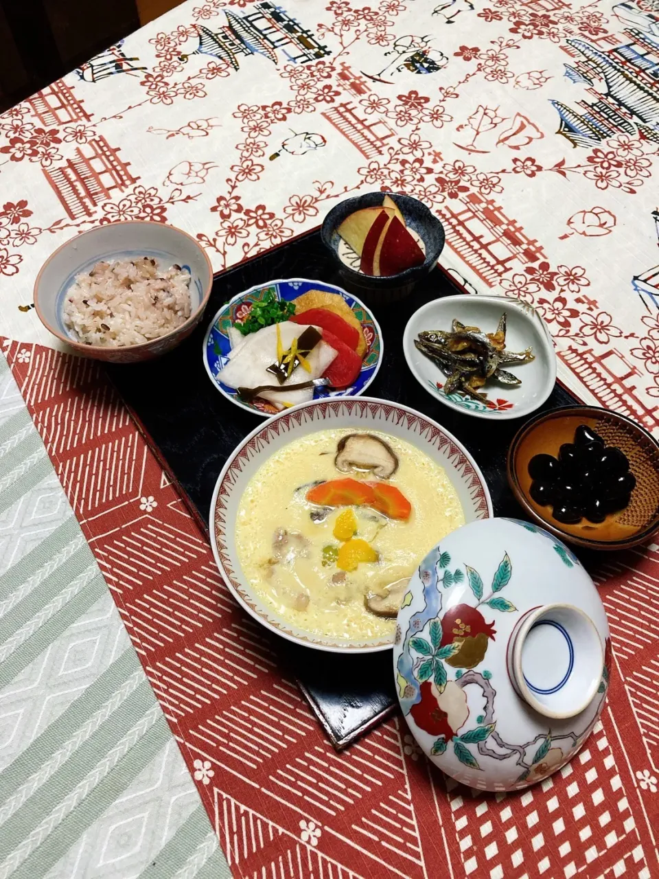 1月6日 grandmaの晩ごはん☆茶碗蒸し|kaoriさん