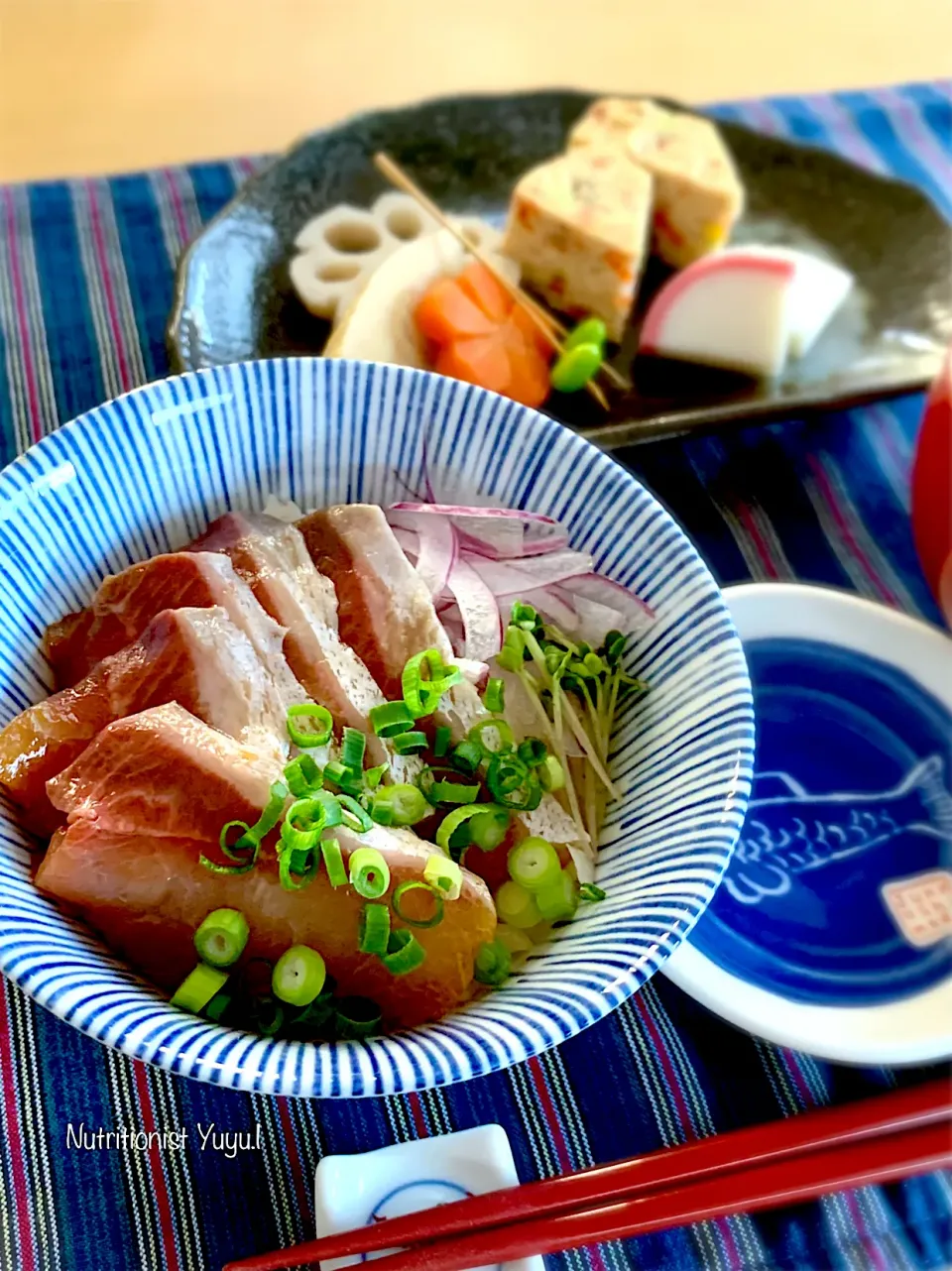 鰤の漬け丼|ゆーこどんさん