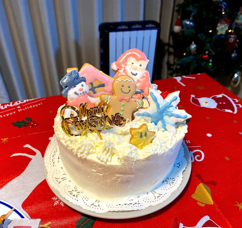 子どもと作るクリスマスケーキ🎂|LOVE♡SWEETSさん