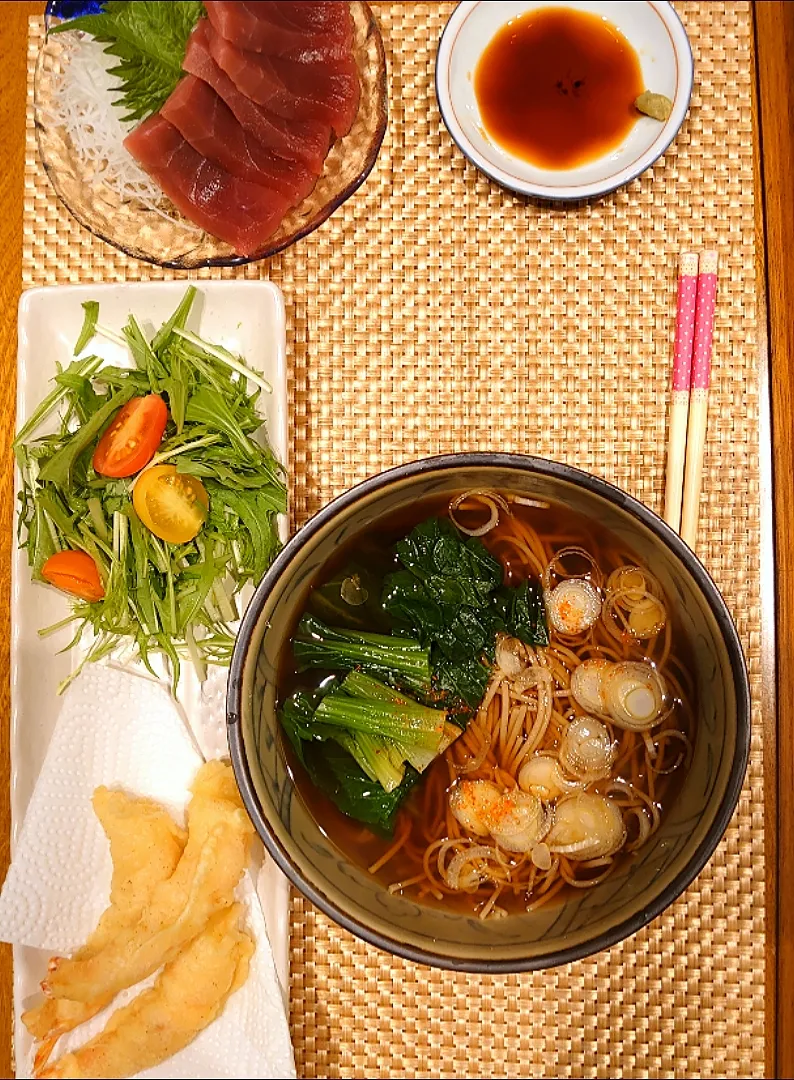 大晦日🌷茅乃舎の年越しそばで夕ご飯🍴|ポチさん