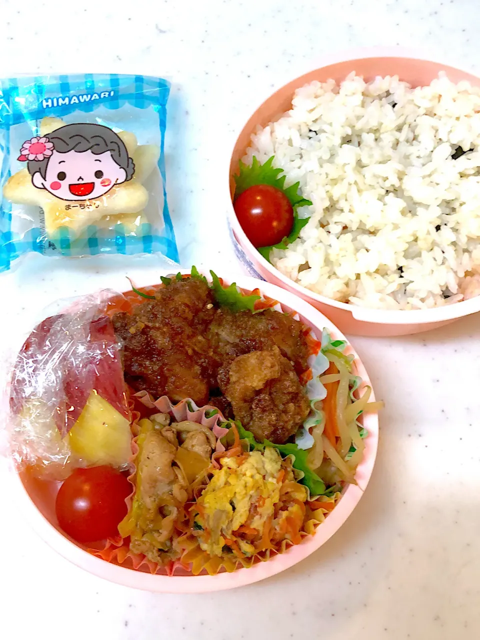 Snapdishの料理写真:今日のお弁当|まさよ☺︎さん