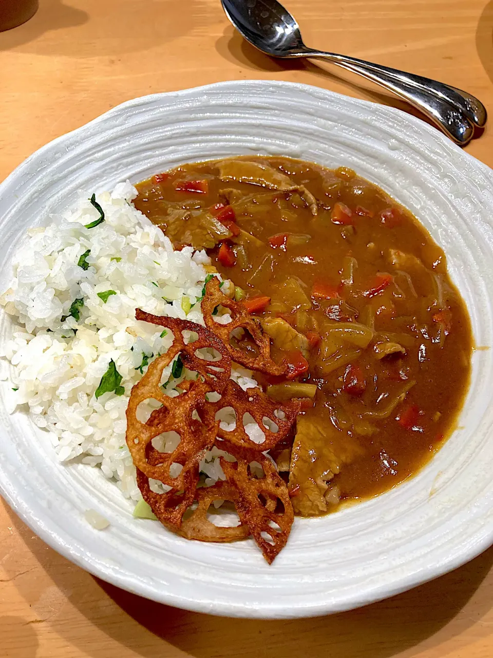 七草飯カレー|ふくながさん