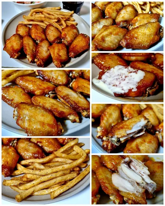 hot wings and French fries|steven z.y.さん