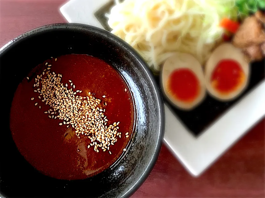 牛すじ煮込辛味噌つけ麺|半田手延べそうめんの店 阿波や壱兆さん