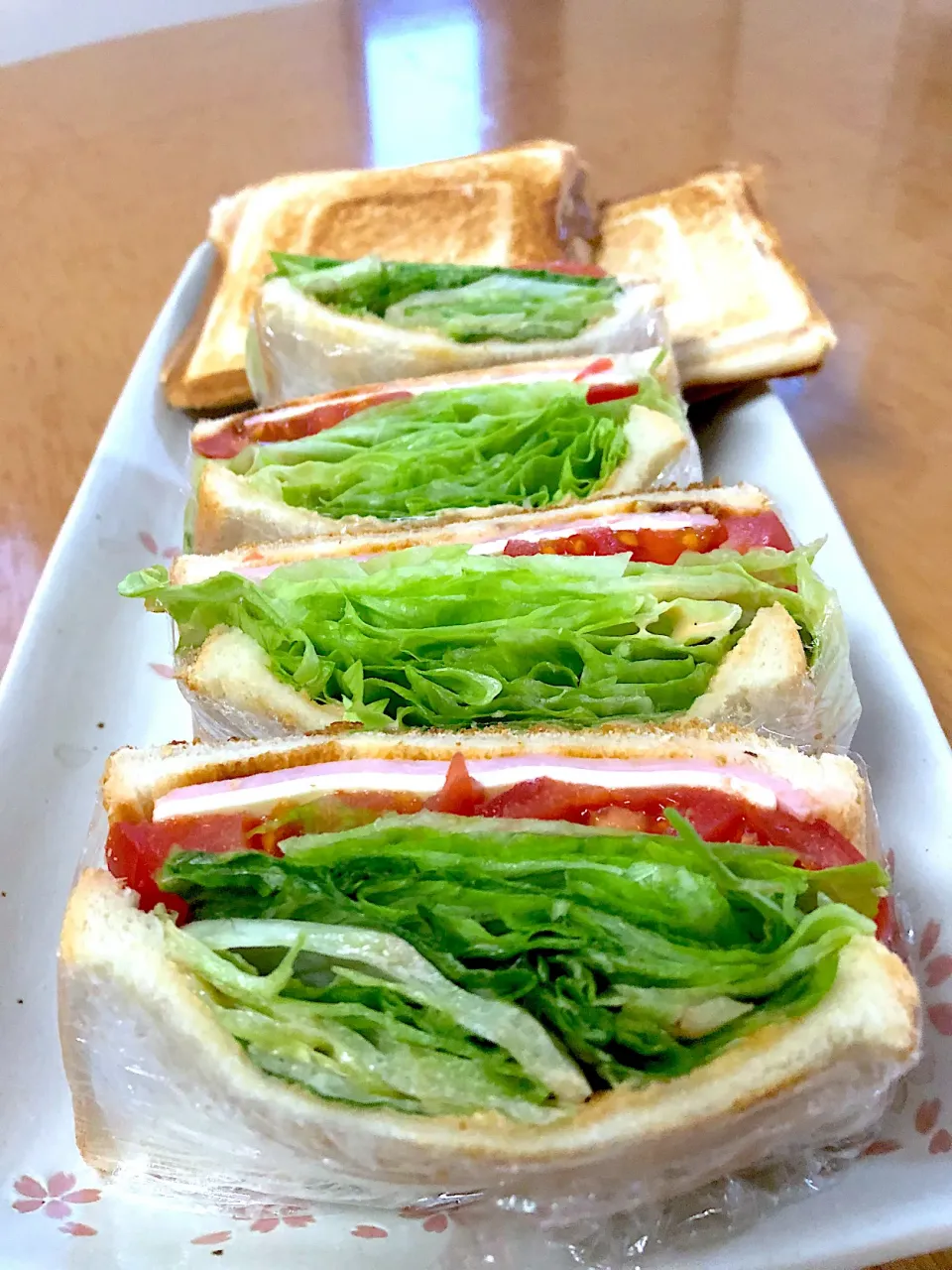 ハムチーズサンド🥪チーズカレーサンド🥪|ふみぃさん