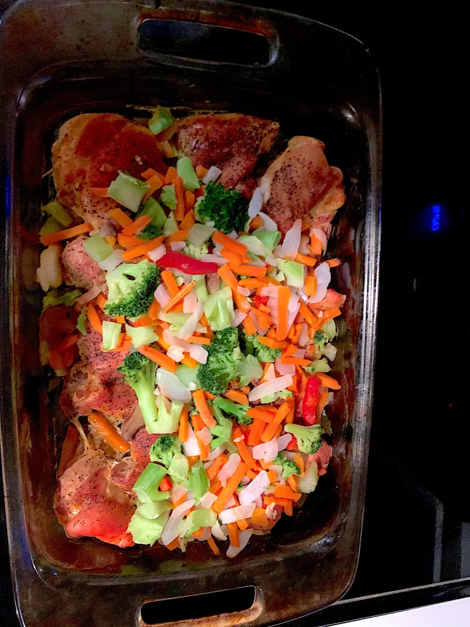 Baked chicken and veggies|Kareem Boogieさん