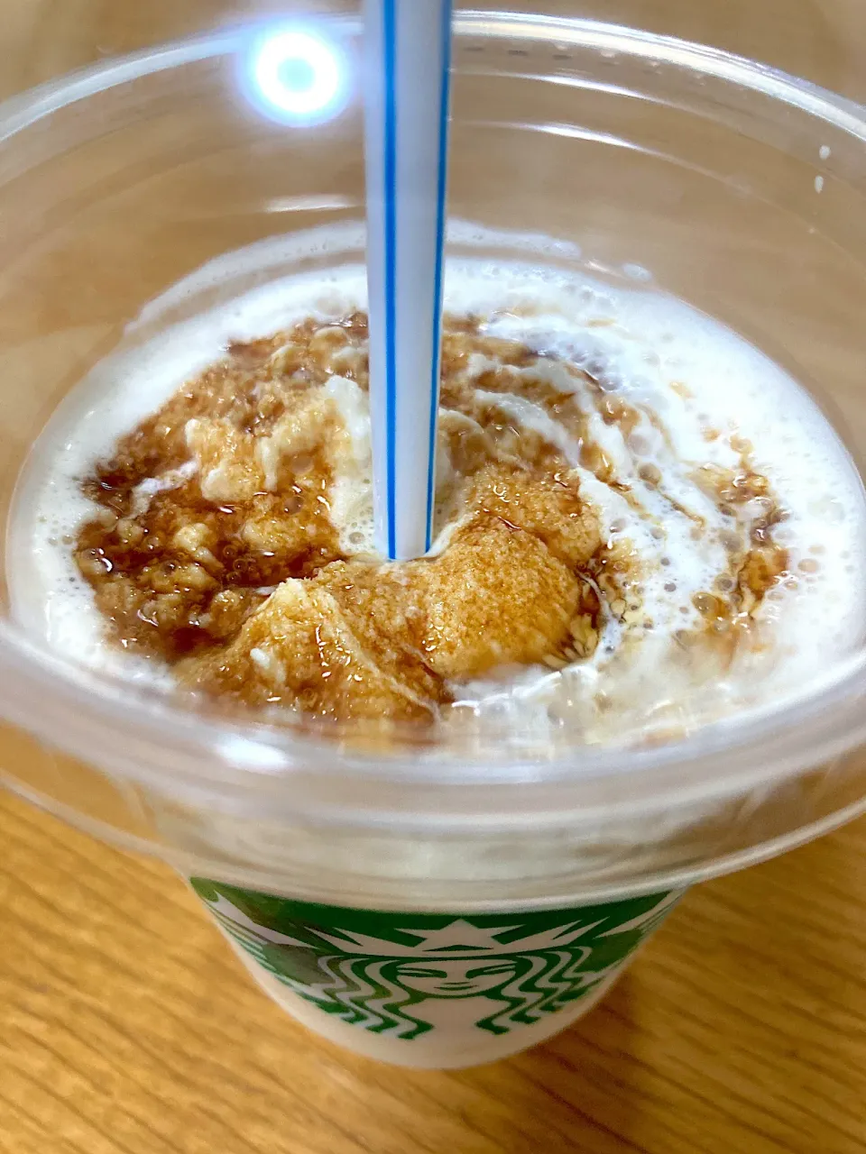 Snapdishの料理写真:＊パパ作ほうじ茶キャラメルフラペチーノ🍹＊|＊抹茶＊さん