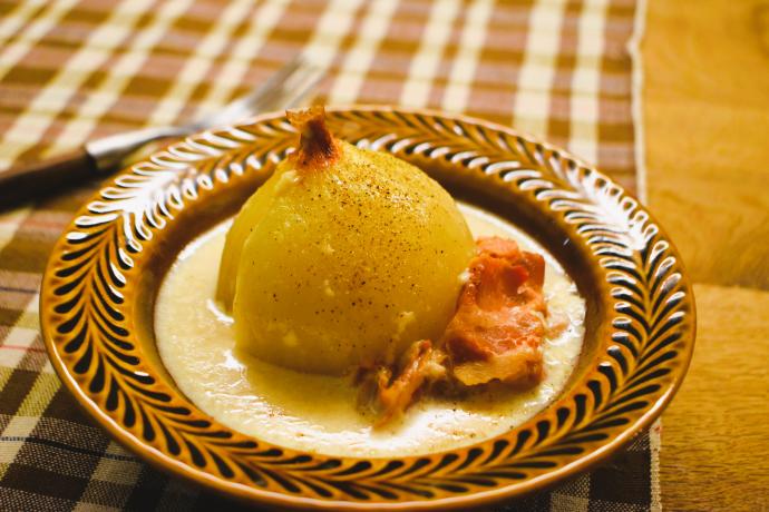 【イベントレシピ】まるごと玉ねぎのクリーム甘酒煮