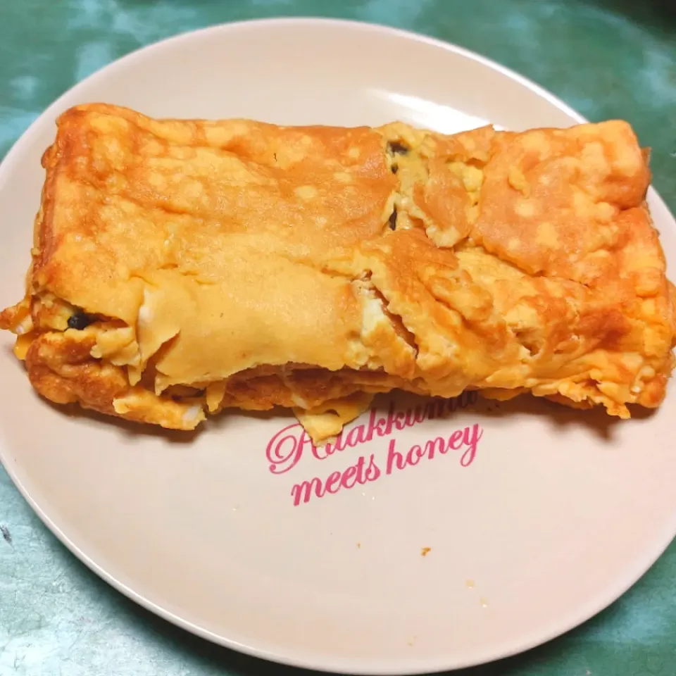 チーズケーキみたいな伊達巻になるはずだった厚焼き玉子|☆ちび☆さん