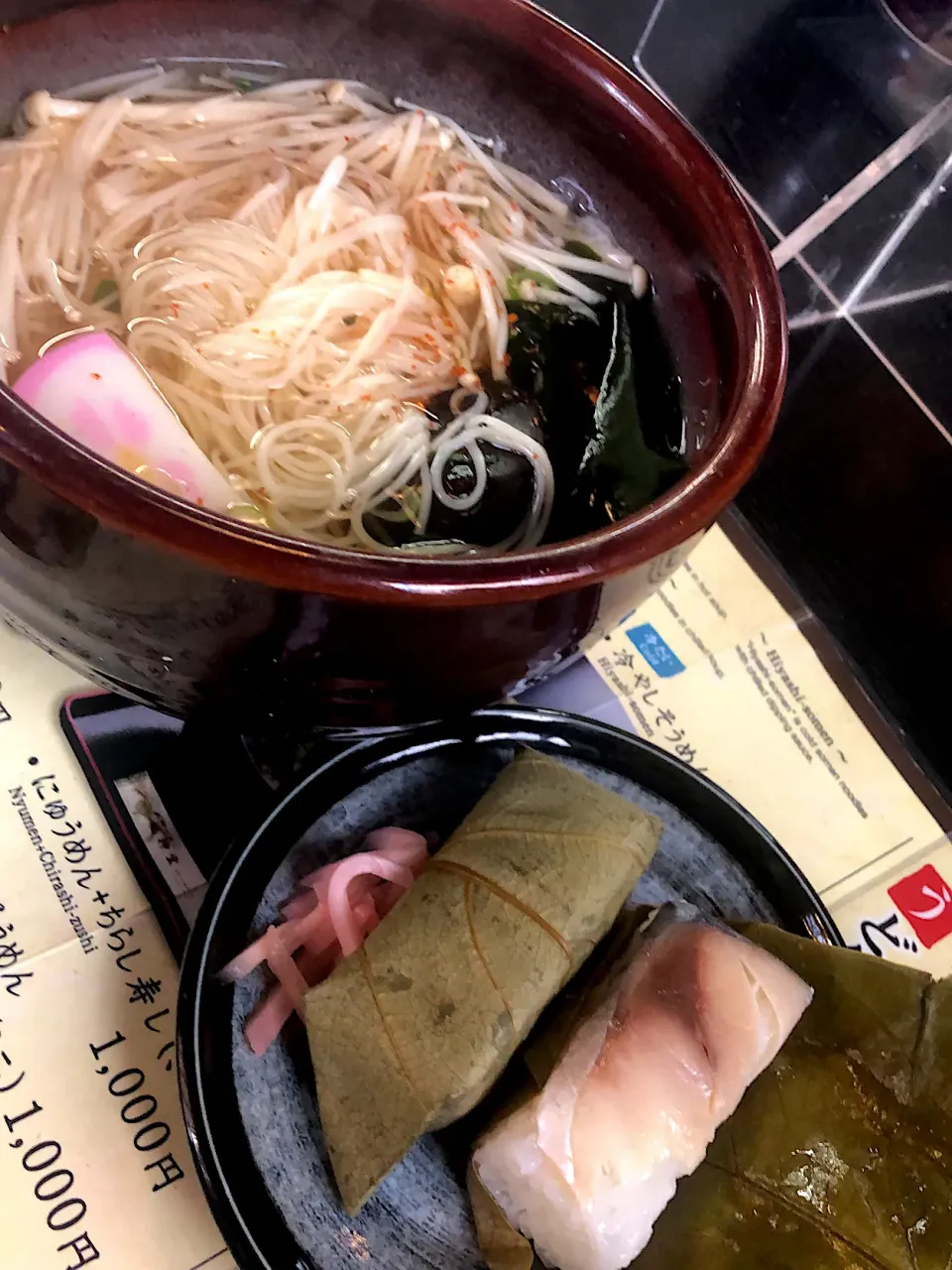 柿の葉寿司と三輪煮麺|藤本 ひろきさん