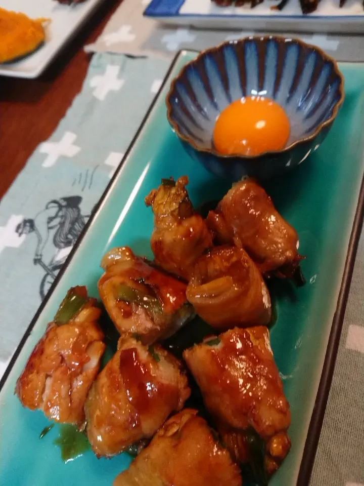 すき焼き風肉巻き|食事メモメモさん