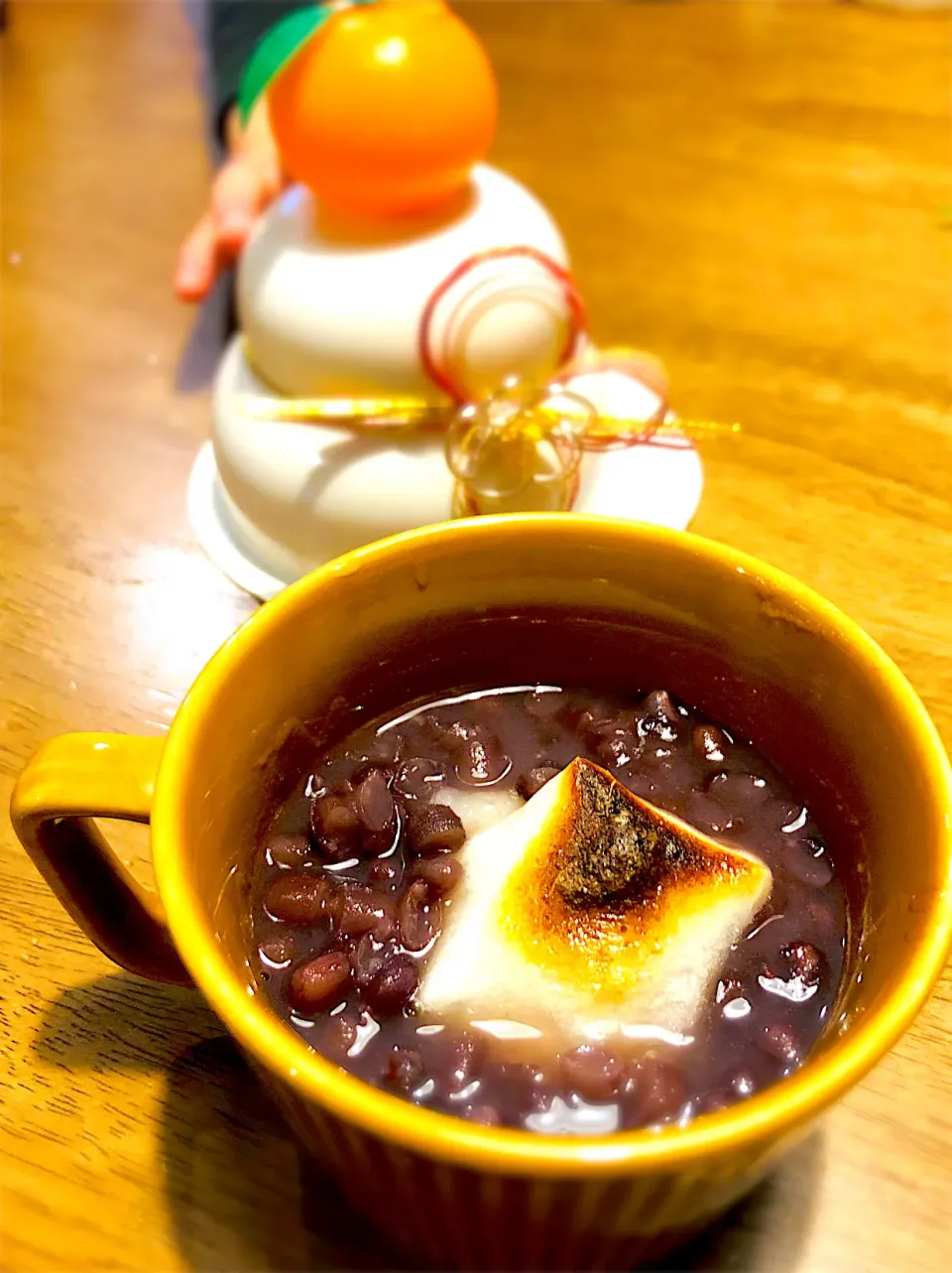 鏡開きのお汁粉|メガネ食堂さん